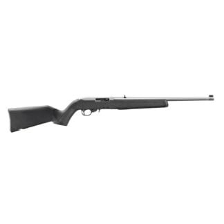 Ruger 10/22 Satin Black Carbine .22 LR 10rd Magazine(1) 18.5" Stainless Barrel Synthetic Stock BX Trigger Gold Bead Front Sight