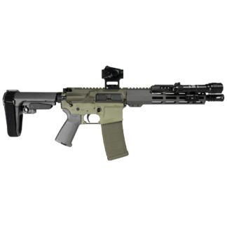 Shark Coast Bugbear AR Pistol Bundle 5.56mm 30rd Magazine 10.5'' Threaded Barrel Vortex Crossfire Red Dot Streamlight ProTac SBA3 Brace
