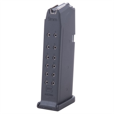 MAGAZINE 9MM LUGER 15RD FOR GLOCK 19 BLACK 1/PACK