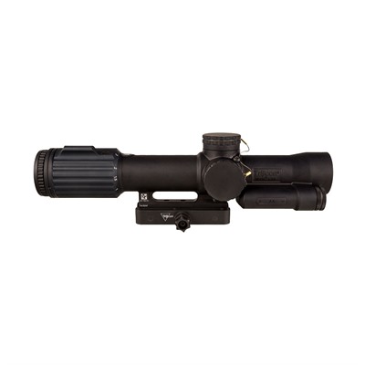 VCOG 1-8X28MM FFP ILLUM RED MOA CROSSHAIR DOT BLK W/Q-LOC MT