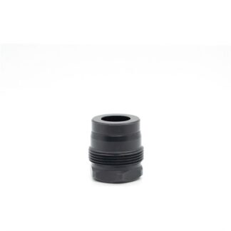MINI MUZZLE BRAKE 0.456 1/2-28 THREAD TAPER SHOULDER BLACK