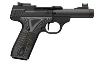 BUCK MARK 22LR 4IN BARREL 10RD BLACK TB OR G10 GRIP 250YR AMERICAS IND 051611490