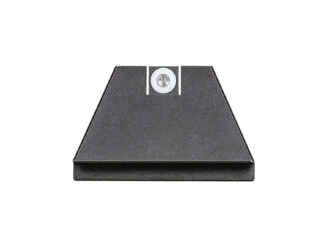 Night Fision GLK004013WGZ Suppressor Height Sights For Glock  Green Tritium White Outline Front Sight-Black/Blank Rear Sight Glock 17/17L/19