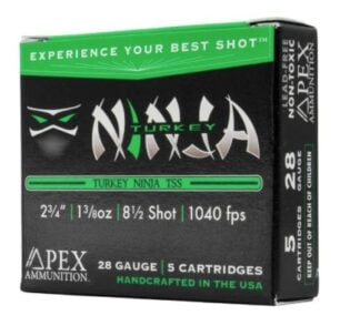 Turkey Ninja 28GA 2.75" 1 3/8oz TSS #8.5 5/Bx