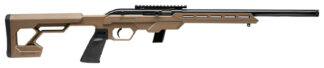 Savage Arms 45124 64 Precision 22 LR Caliber with 10+1 Capacity, 16.50" Threaded Barrel, Matte Black Metal Finish & Chassis Flat Dark Earth Synthetic Stock Right Hand (Full Size)