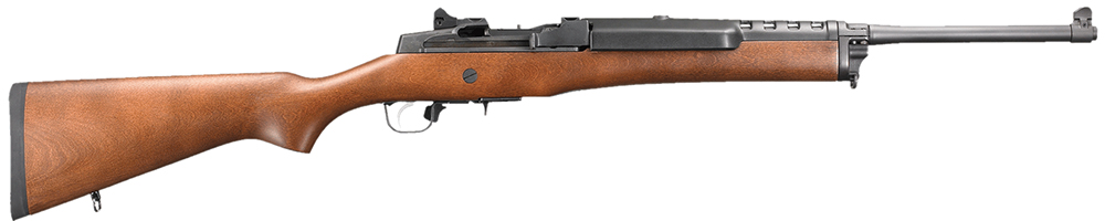 Ruger 5801 Mini-14 Ranch 223 Rem/5.56 NATO 5+1 18.50" Blued Steel Barrel, Blued Drilled & Tapped Alloy Steel Receiver, Hardwood Fixed Stock, Right Hand