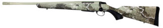 Tikka JRTXVA418 T3x Lite 270 Win 3+1 22.40" Fluted/Threaded, Desert Verde Cerakote Barrel/Rec, Veil Alpine Synthetic Stock, Interchangeable Grip, Muzzle Brake Left Hand