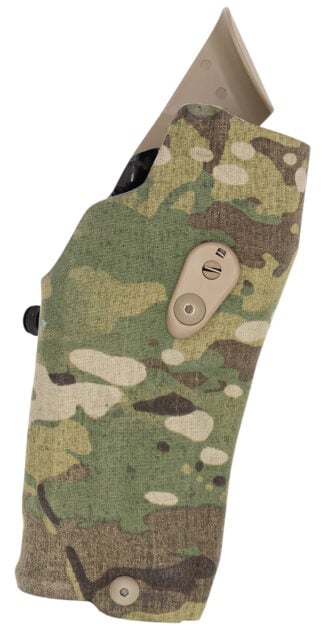 Safariland 6354RDSO28327701MS1 6354RDSO-ALS  OWB Multi-Cam SafariLaminate Fits Glock 19 MOS Compatible w/ TLR 7 Light Right Hand