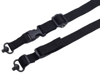 Tacshield T6031BK Warrior 2-in-1 Sling Black Webbing Two-Point Rifle/Shotgun