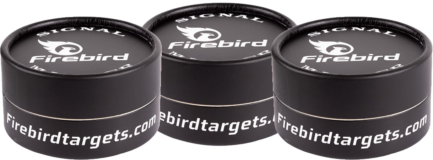 Firebird USA SMCB Signal Marker Moving Trajectory/Static Black Universal Firearm 65mm 3 Pack