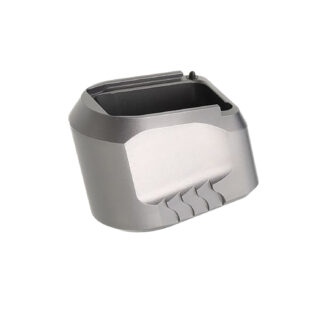 Tyrant CNC TDMPMAGEXFSGREY  Magazine Extension Fits S&W M&P 9/40 5rd Compatible w/ Full-Size M&P 1.0/2.0 frames Grey Aluminum