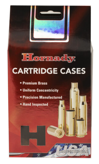 Hornady 8745 Unprimed Cases 10mmAuto Handgun Brass 100 Per Box/5 Case