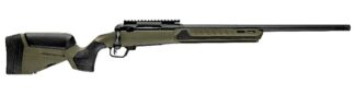 Savage Arms 32631 110 Core Predator Full Size 5.56 NATO 10+1 22" Medium Heavy Fluted Barrel, Arca Rail Forend, Hunter Green AccuStock w/AccuFit V2 Synthetic Stock, Left Hand