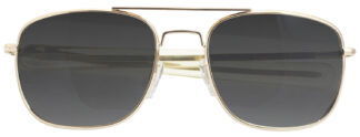 Humvee Adventure Gear HMV52BGOLD Sunglasses  Adult Gray Lens MIL-PRF-31013 Gold Frame