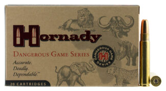 Hornady 82666 Dangerous Game 416Ruger 400gr Dangerous Game Solid 20 Per Box/6 Case