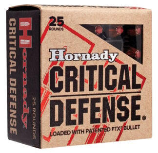 Hornady 91000 Critical Defense  9x18Makarov 95gr Hornady Flex Tip eXpanding 25 Per Box/10 Case