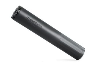 BOSS CHAIRMAN TI - 5/8X24 -STANDARD END CAP 7.62 FULL LENGTH LIGHT WEIGHT SILENCERHIGH PRESSURE LOADS TITANIUM CORE STANDARD END CAP NON-GAS BLOWBACK ACTION (BOLT GUN PISTON ETC) CH-15080-762-TI-58-SE-BLK