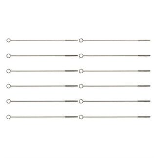 SHOTGUN PORT BRUSH, SS, MODEL  202,6'' L X .25'' DIA, 12 PACK