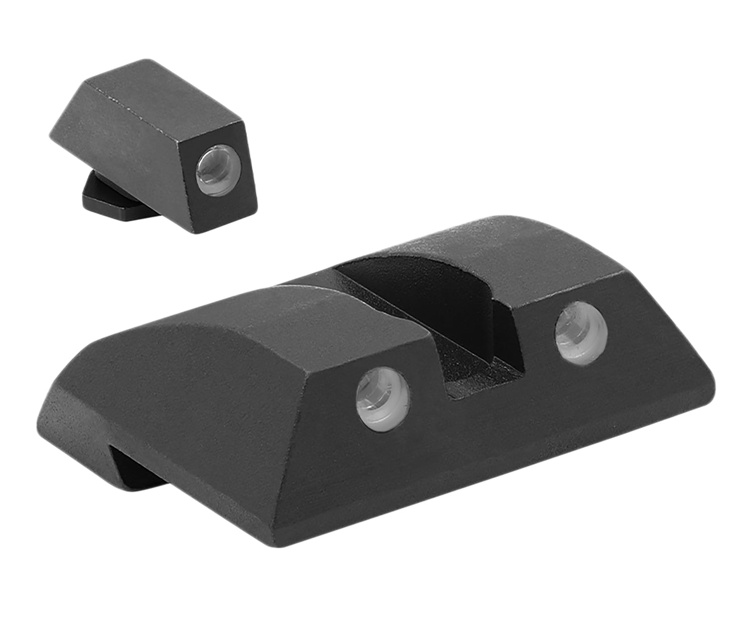 Meprolight USA 127403101 Tru-Dot Green Tritium White Outline Front Sight-Green Tritium White Outline Rear Sight Smith & Wesson SIGMA/SDVE