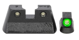 Meprolight USA 477773111 Hyper-Bright  Green Tritium Green Outline Front Sight-Green Tritium Black Outline Rear Sight CZ 75/82/83/85