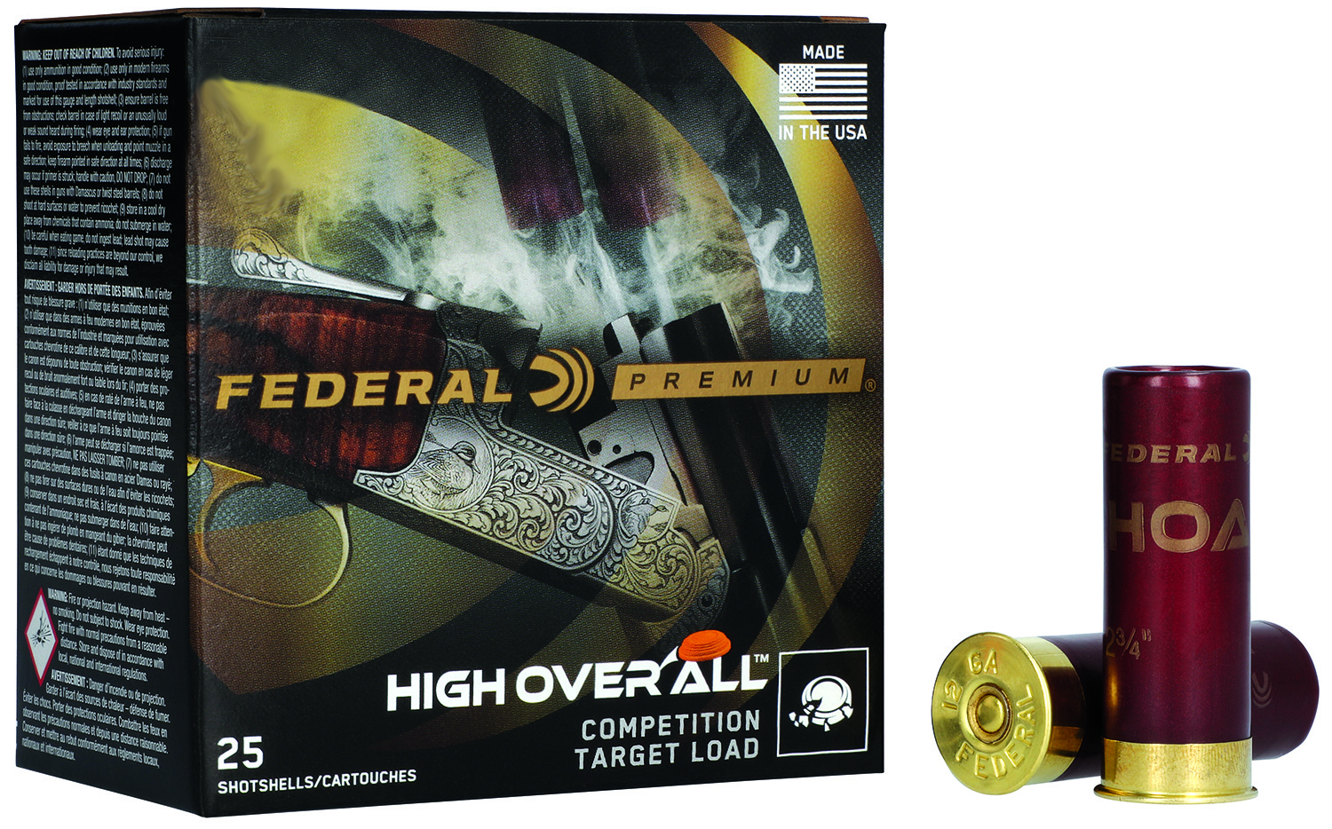 Federal HOA289 Premium High Over All 28Gauge 2.75" 3/4oz 9Shot 25 Per Box/10 Case