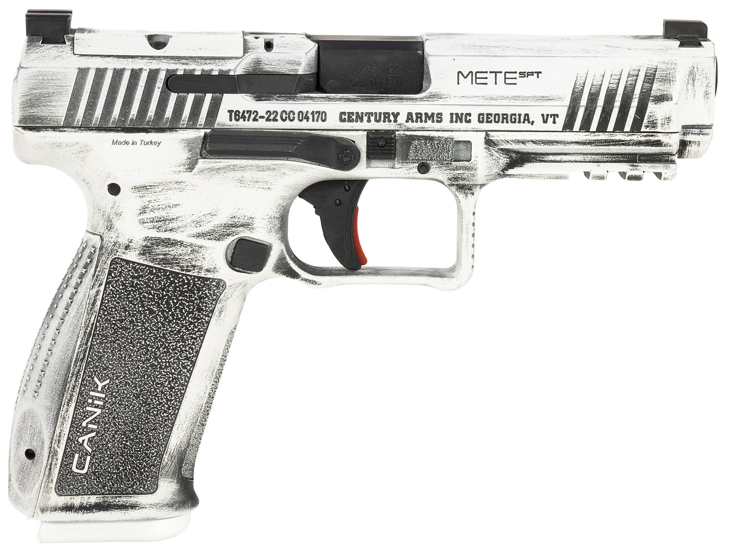 Canik HG5636ADN Mete SFT 9mm Luger 18+1(2) 4.46" Barrel, Serrated Optic Cut Slide, Polymer Frame w/Picatinny Accessory Rail & Beavertail, Speed loader and IWB/OWB Holster.
