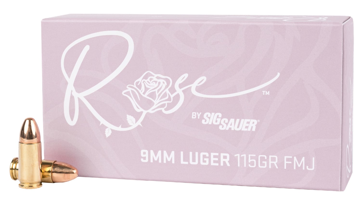 Sig Sauer E9MMB1ROSE50 Rose 9mm Luger 115gr Full Metal Jacket 50 Per Box/20 Case