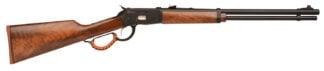 Gforce Arms GFLVR357 Saddlehorn  Full Size 357 Mag 10+1 20" Black Steel Barrel & Aluminum Receiver, Turkish Walnut Fixed Stock