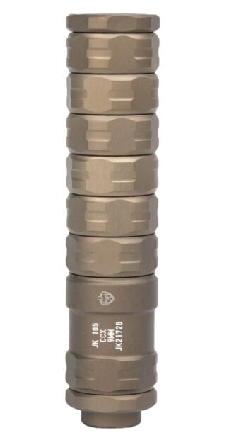 Jk Armament JK105CCX9FDE CCX 9mm Luger 1.05" Flat Dark Earth 1/2"x28