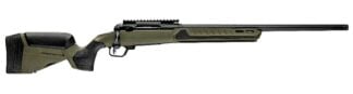 Savage Arms 32638 110 Core Predator Full Size 6.5 Creedmoor 10+1 22" Medium Heavy Fluted Barrel, Arca Rail Forend, Hunter Green AccuStock w/AccuFit V2 Synthetic Stock, Left Hand