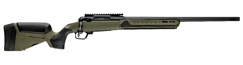 Savage Arms 32638 110 Core Predator Full Size 6.5 Creedmoor 10+1 22" Medium Heavy Fluted Barrel, Arca Rail Forend, Hunter Green AccuStock w/AccuFit V2 Synthetic Stock, Left Hand