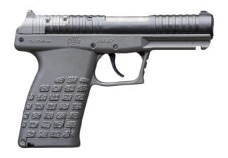 Kel-Tec PR57TNG PR-5.7 Compact Frame 5.7x28mm 20+1 4" Stainless Steel Rotary Barrel, Black Optic Ready/Serrated Slide, Tungsten Gray Frame & Textured Grip