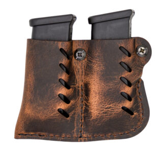 Magazine Carrier,Leat Double Dbl Stk Br