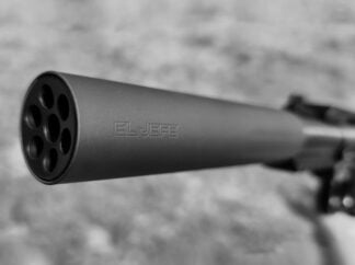 BOSS EL JEFE .22 - 1/2X28  22LR/5.7X28 HIGH PRESSURE RATED SILENCER USER SERVICEABLE ROBUST AND LIGHTWEIGHT EJ-1050-22-SS-12-SE-BLK