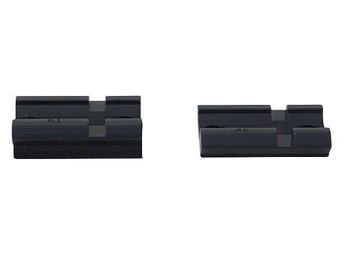 Weaver 2-Piece (Pairs) Top Mount Aluminum Scope Base - Matte - Savage 110
