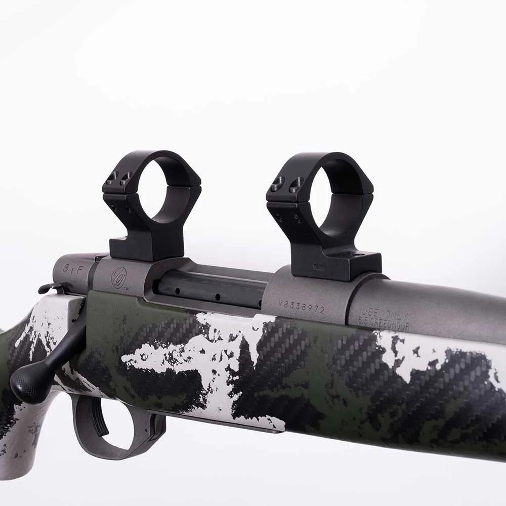 Weatherby Vanguard 2-Piece Lightweight Scope Mount 1" Medium Black