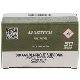 FIRST DEFENSE TACTICAL SUBSONIC 300 BLK 200GR FMJ 50/BOX