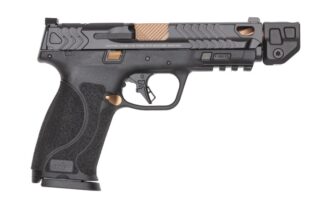 SMITH & WESSON M&P9 M2.0 9MM 4.869IN BARREL 17RD BLACK/COPPER PVD OR TS INCLUDES 23 RD MAG TALO 14618