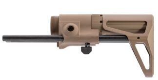 Maxim Defense MXM47503 CQB Gen 7 Stock For AR-15, 4 Position Collapsible, 7075 Aluminum Housing, Flat Dark Earth Mil-Spec Anodized Finish