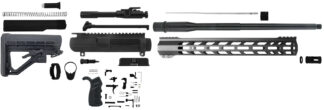 TacFire SSRK308LPK18BN AR Build Kit  Sports South Exclusive 308 Win AR-10 Black Nitride 5/8"x24
