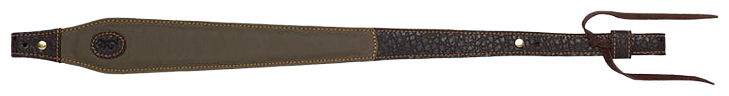 Browning 12250484 Laredo Olive Canvas/Leather Adjustable Rifle