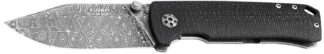 Boker 111103DAM Tiger-Damast  Pocket 3.35" Damascus Blade Micarta Handle