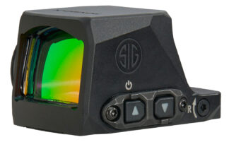 Sig Sauer Electro-Optics SORX1490 Romeo-X Enclosed Compact Black 1x24mm 6MOA Green Dot Reticle RX Footprint Mount