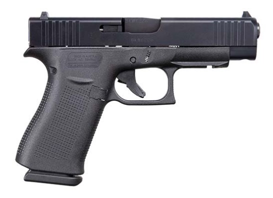 GLOCK 48 FR 9MM FRONT SERRATION BLACK 10RD PA4850201FR