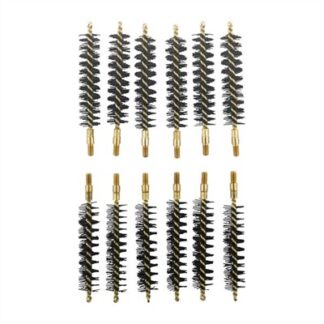 HEAVY WEIGHT NYLON RIFLE BRUSH 50 CALIBER 12 PACK