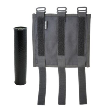 Hi-Temper Suppressor Cover-V1 Black 1.5"x7.5