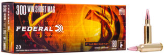 Federal F300WSMFS2 Fusion 300WSM 180gr Bonded Soft Point 20 Per Box/10 Case