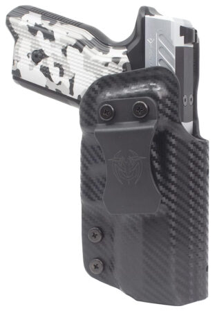Fusion Firearms QUFUSXFRH XF Pro Holster IWB/OWB Black Boltaron, Belt Clip, Right Hand