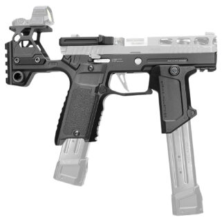 Strike Industries SMCAP320SV2BLK Modular Stock Alpha MKII Black Aluminum Fits Sig Sauer P320 Ambidextrous