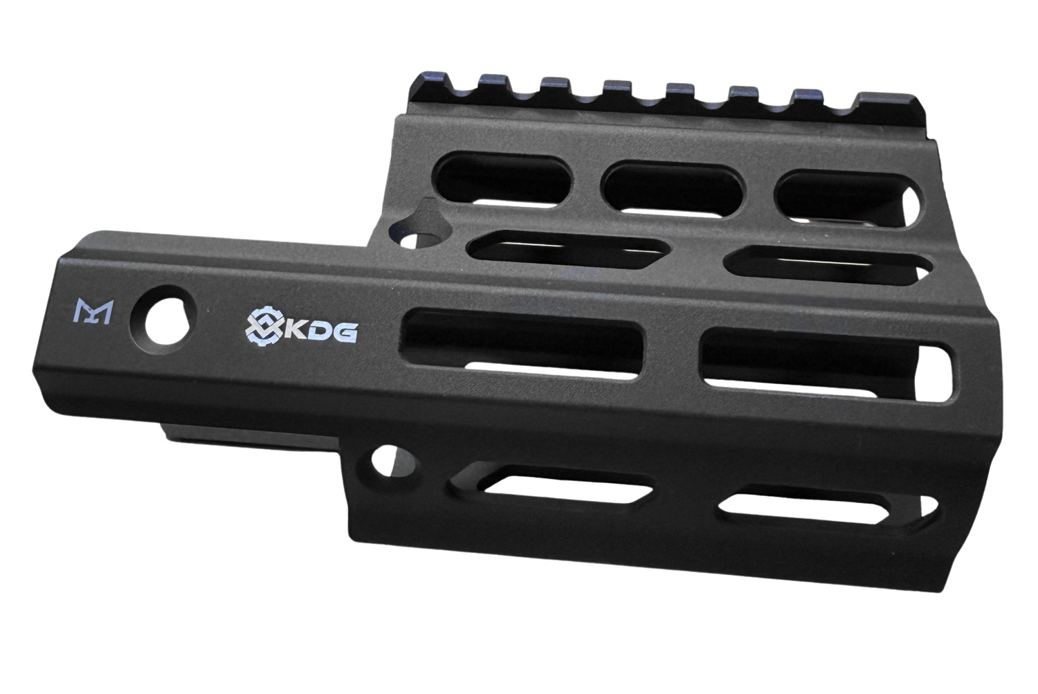 Kinetic Development Group STR5-MK2-010 SRX3 MK2 Stribog Rail Extension Black Aluminum Compatible w/ Stribog SP9 Models w/ MLOK Receivers